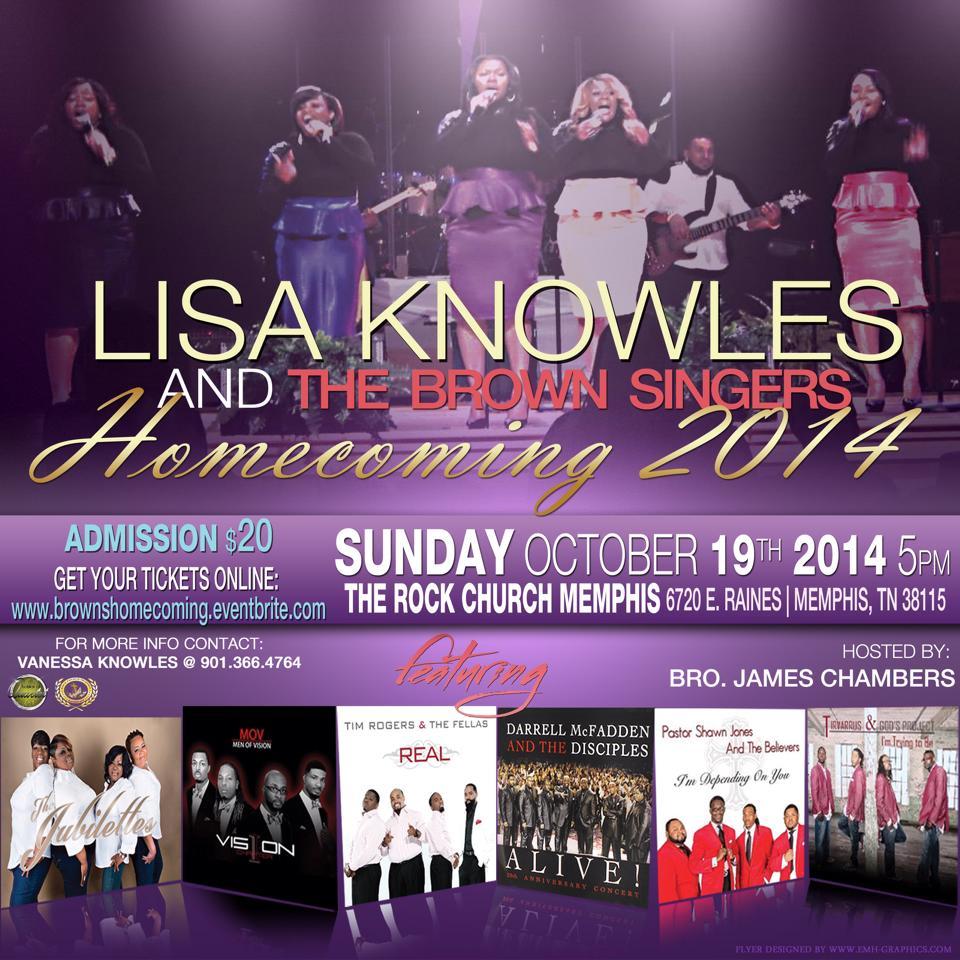 Lisa Knowles and The Brown Singers Homecoming